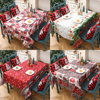 Christmas Decoration Decoration Decoration Creative Christmas Printed Tablecloth Table Flag Christmas Desktop Decoration Supplies